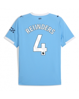 Billige Fotballdrakt Manchester City Tijjani Reijnders #4 Replika Hjemmedrakt 2025-26 Kortermet